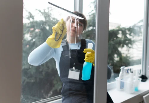 Nettoyage de vitres intérieures et extérieures à Chéniers